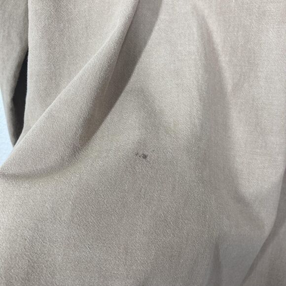 Carhartt Shirt Mens XL Khaki Button Up Long Sleeve Workwear Loose Fit Cotton - Picture 14 of 16